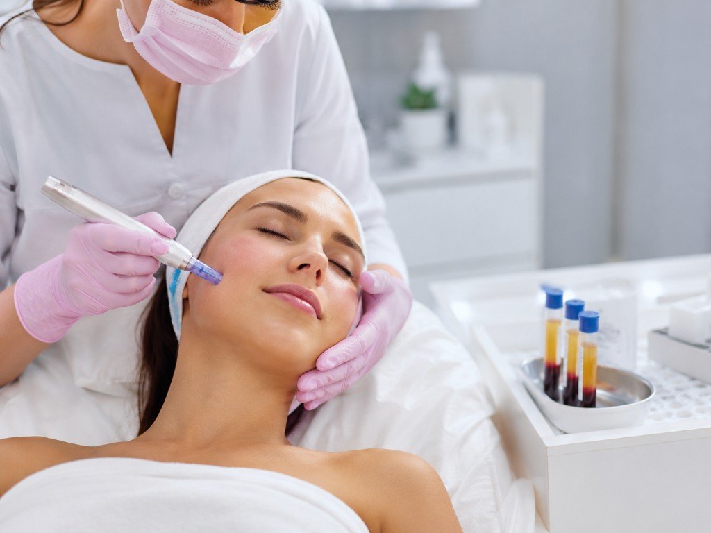 Microneedling + PRP treatment at Velara Aesthetics